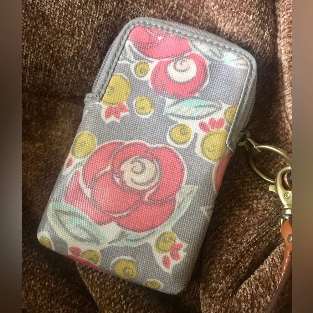 Authentic Fossil Card Keeper Wristlet Vintage - image 2